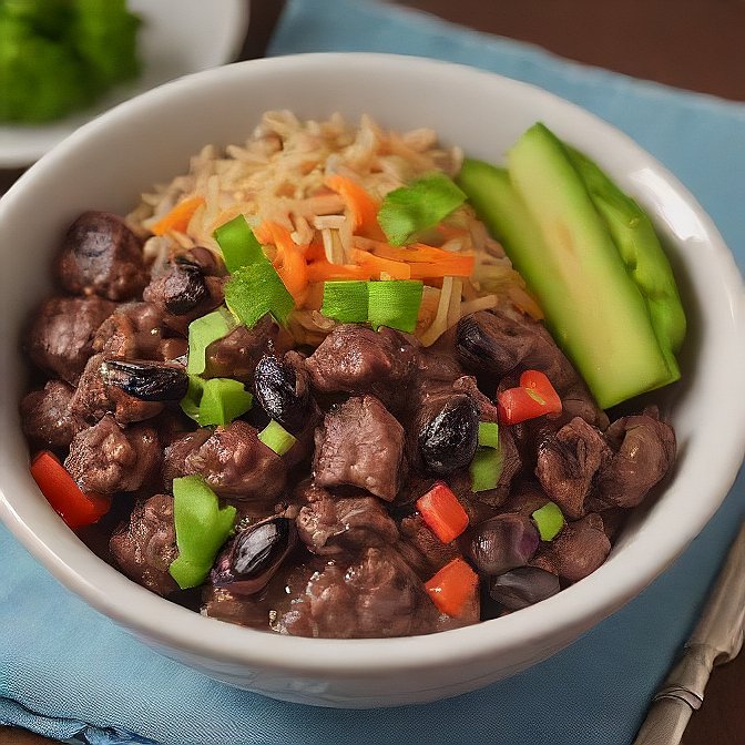 Black bean beef