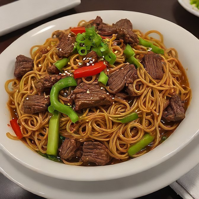 Beef chow mein