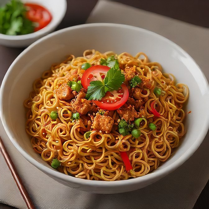 Instant noodle goreng